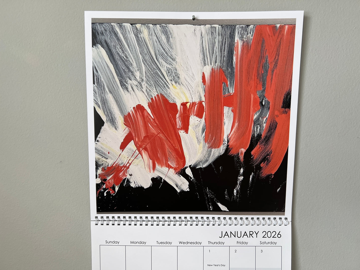 2026 Artwork By Bubba Calendar!